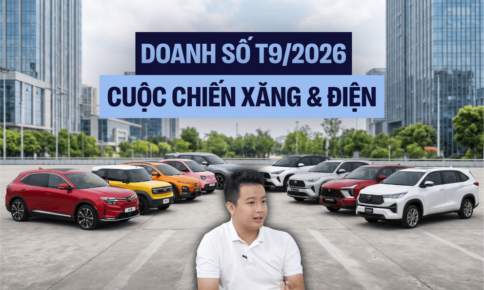 Xe xăng đang đi về đâu khi 6/10 mẫu xe bán chạy nhất tháng 9 gọi tên xe điện?