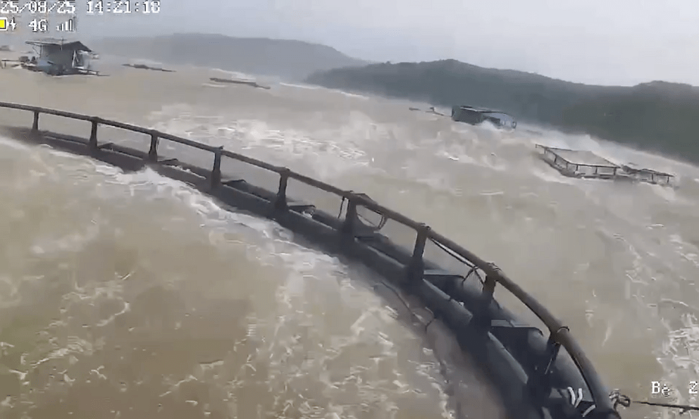 Quảng Trị: Sóng đánh hỏng nhiều bè cá, nhiều diện tích lúa ngã đổ