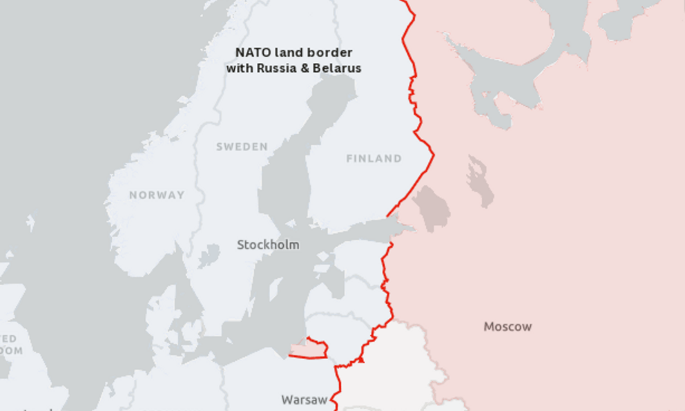 Pháo đài mới trỗi dậy dọc biên giới Nga