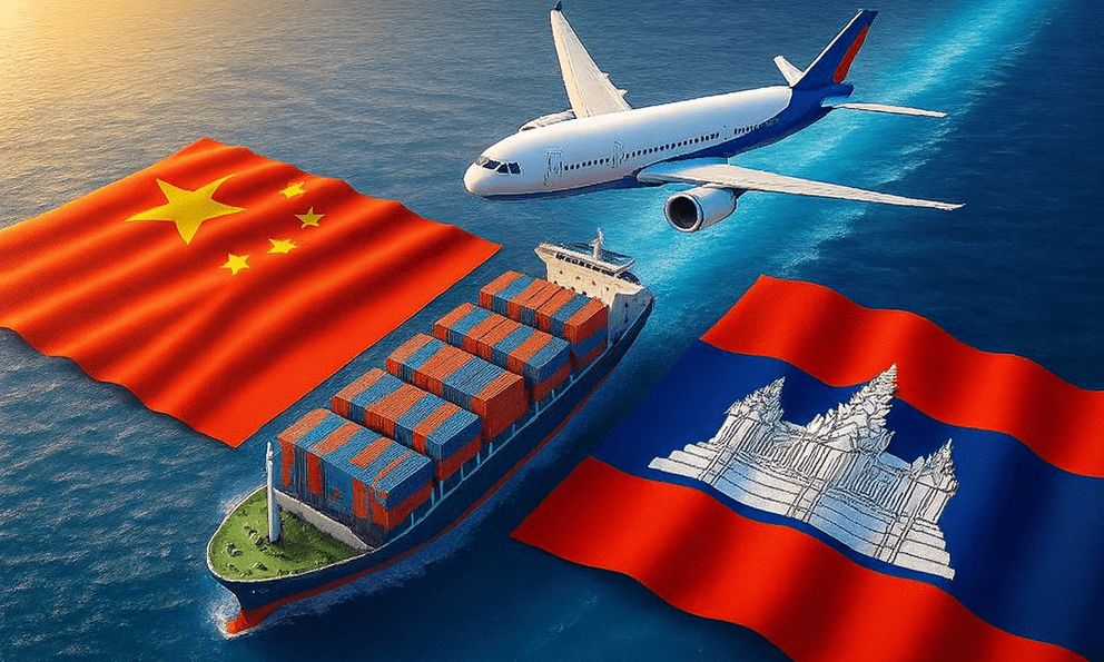 Tăng nhập, giảm xuất - Campuchia ngày càng phụ thuộc hàng Trung Quốc: Những con số 'biết nói'