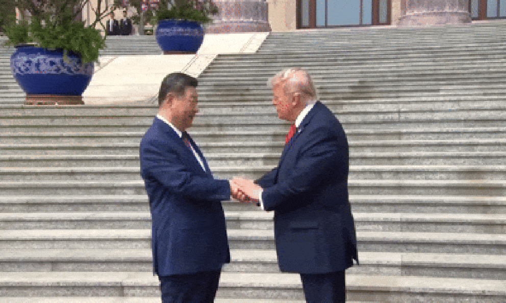 10 giây, 5 cú vỗ của ông Trump khi bắt tay ông Tập: Giải mã thông điệp ẩn