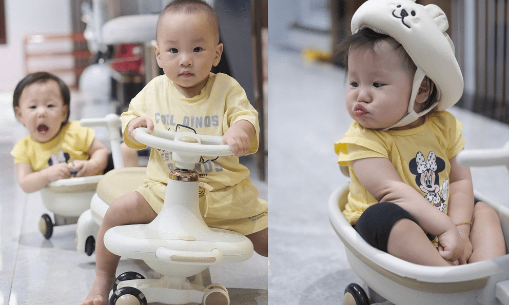 Hai nhóc tỳ nhà Phương Oanh - shark Bình khiến dân mạng cười ngất: Người thì nghiêm túc, người thì lầy hết nấc