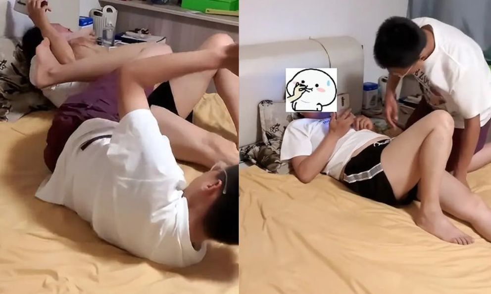 Hình ảnh mẹ chơi đùa với con trai 13 tuổi trong phòng khiến ai nấy hốt hoảng: Chị ơi, hãy tôn trọng ranh giới!