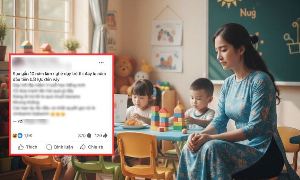Một cô giáo mầm non 
