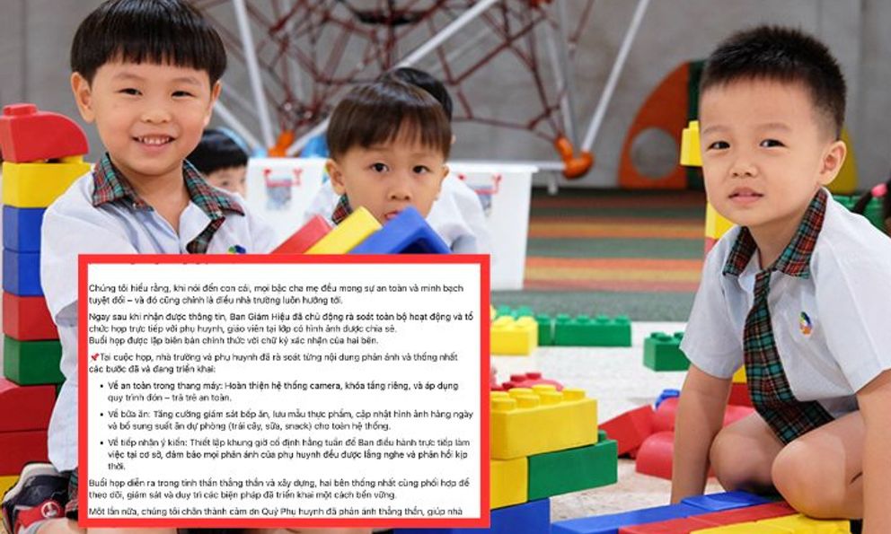1 trường Hà Nội lên tiếng sau khi phụ huynh 