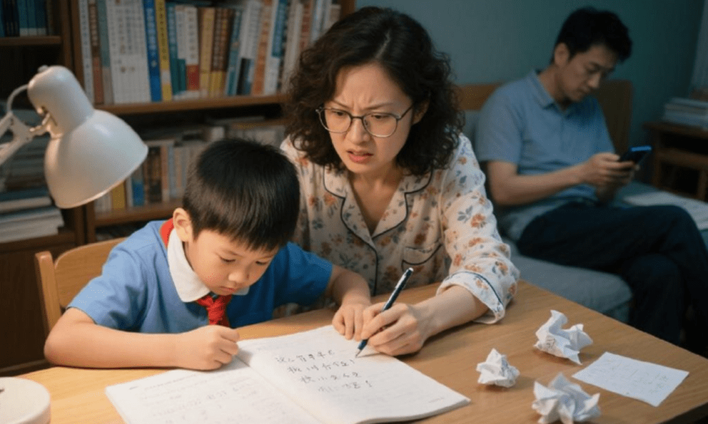 Trong một gia đình mà con cái không thành đạt, cha mẹ thường có bốn 