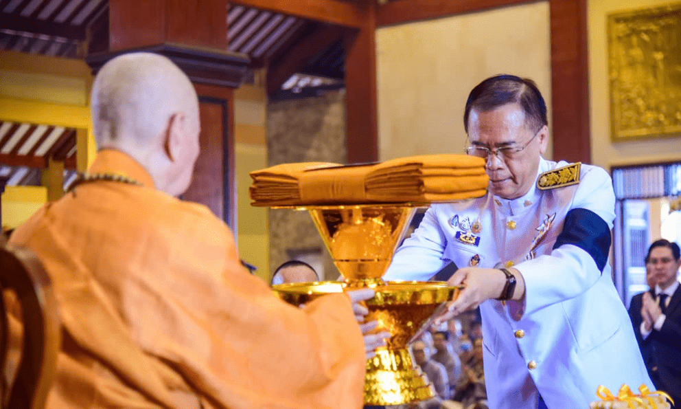Trang nghiêm Lễ dâng Y Kathina Hoàng gia Thái Lan tại Việt Nam Quốc Tự
