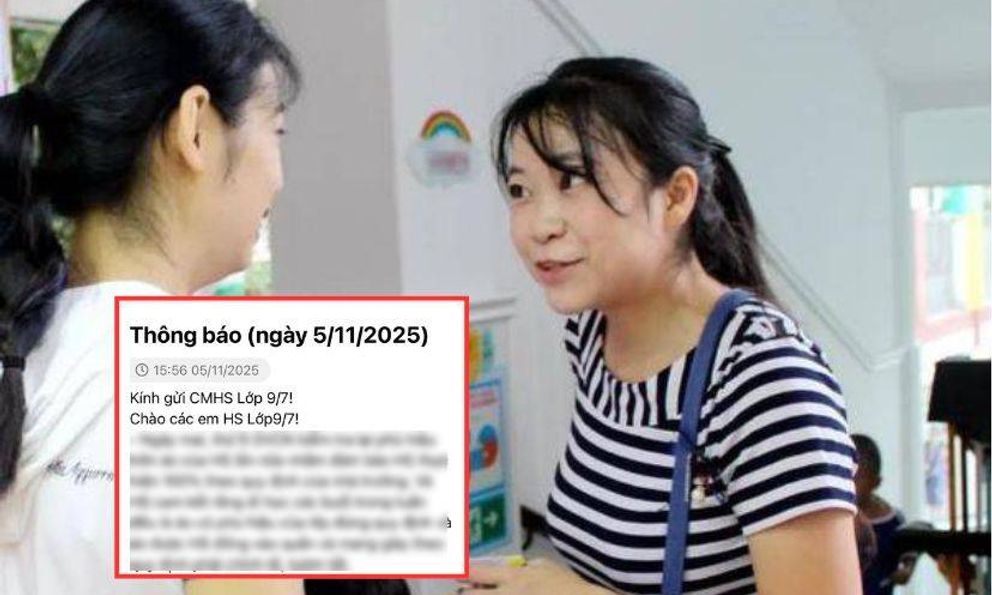 Phụ huynh “phốt” thông báo của trường 