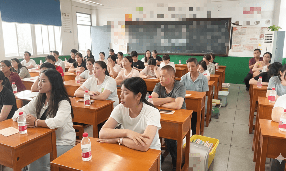 ĐIỀU BẤT THƯỜNG trong 1 bức ảnh họp phụ huynh!