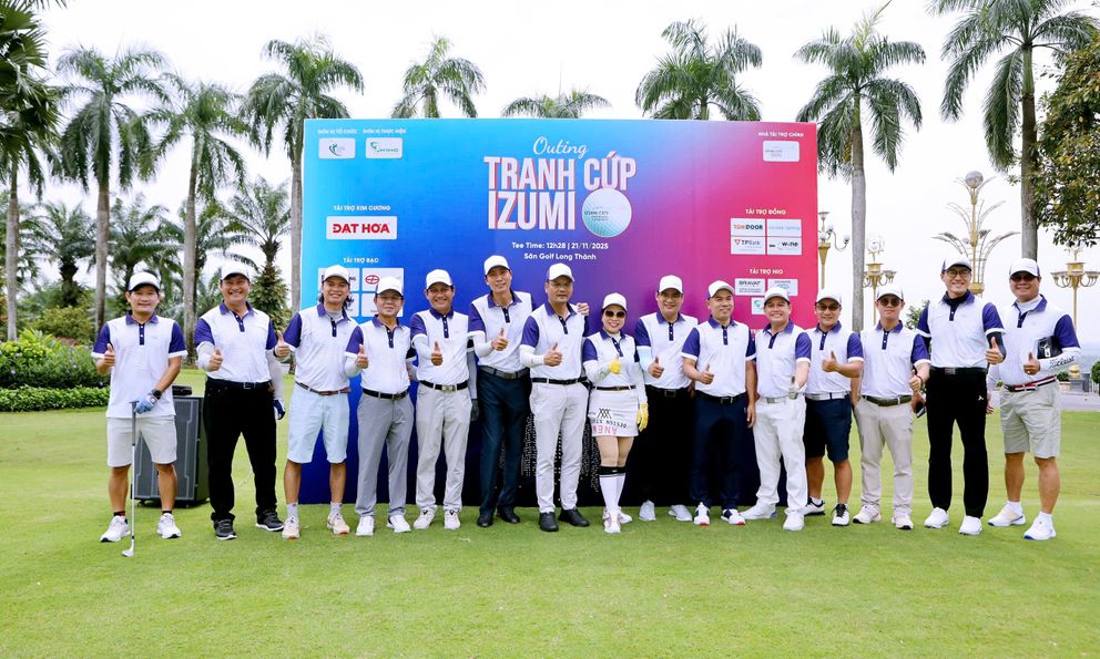 Doanh nhân và golfer hội tụ tại Outing Tranh Cúp Izumi 2025