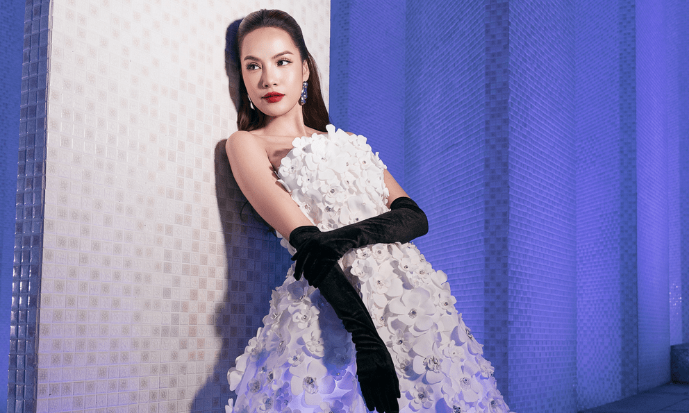 Vì sao Lê Hoàng Phương được chọn xuất hiện ở vị trí trung tâm cùng Thanh Hằng, Võ Hoàng Yến?