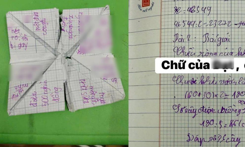 Mẩu giấy nhỏ khiến 2 phụ huynh Hà Nội 