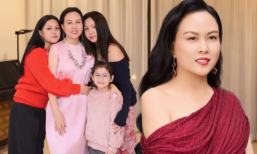 Cuộc sống viên mãn ở tuổi U50 của Phượng Chanel: Sống độc thân vui vẻ, tài sản lớn nhất là 3 cô con gái xinh đẹp và ngoan ngoãn