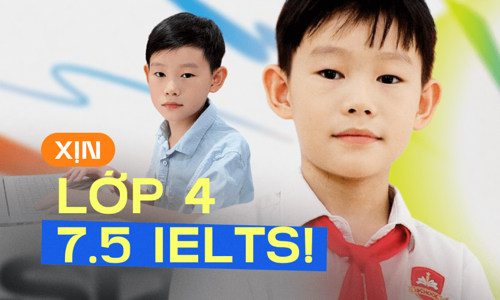 Con học lớp 4 đạt IELTS 7.5, ông bố Hà Tĩnh nói thẳng về tranh cãi: Thi sớm để lấy thành tích, 