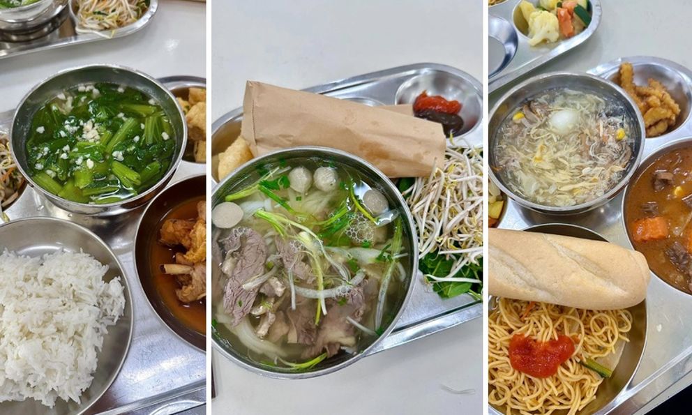 Bữa cơm bán trú 1 trường học ở Hà Nội khiến phụ huynh cũng mê tít: Cho người lớn đăng ký ăn cùng được không?