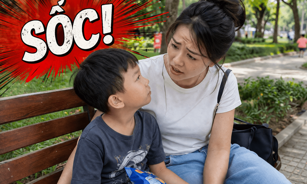 Đưa con ra công viên, nghe cuộc đối thoại bên cạnh mà bà mẹ Hà Nội 