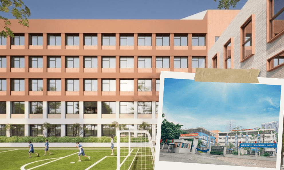 Phụ huynh Hà Nội biết gì chưa? Một trường THCS công lập mới được phê duyệt cải tạo, nhìn phối cảnh mà ai cũng mong chờ!