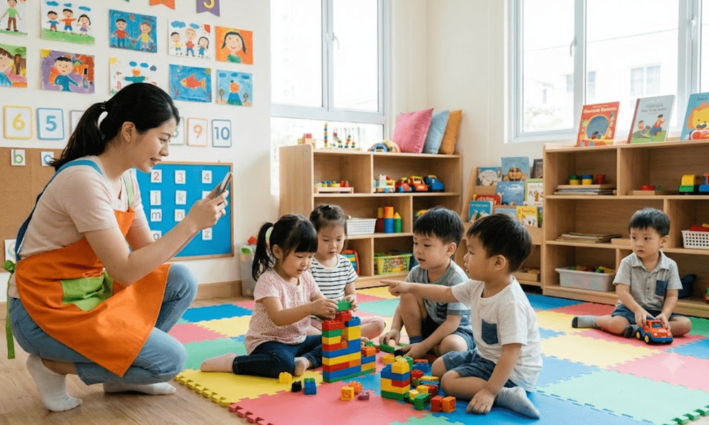 Thấy cô giáo mầm non chụp ảnh lớp mà không có mặt con mình, phụ huynh EQ cao không đùng đùng nổi giận mà phản ứng như này!