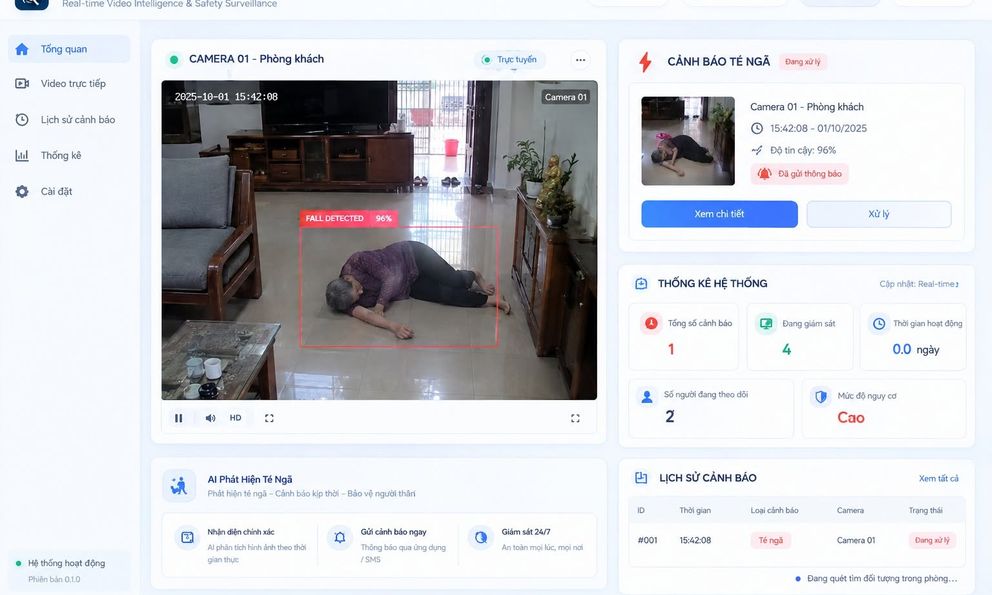 Trăn trở từ cú ngã của ông bà bên lối cầu thang: Chàng sinh viên 19 tuổi tự tay viết AI cảnh báo té ngã và đột quỵ miễn phí cho mọi gia đình