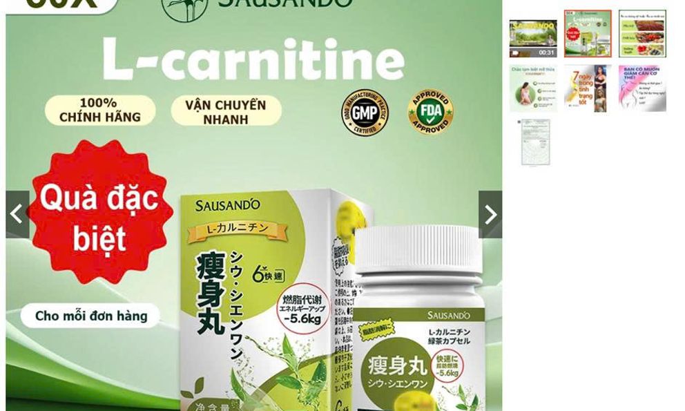 Bộ Y tế yêu cầu Shopee ngừng kinh doanh, gỡ thông tin 1 sản phẩm giảm béo