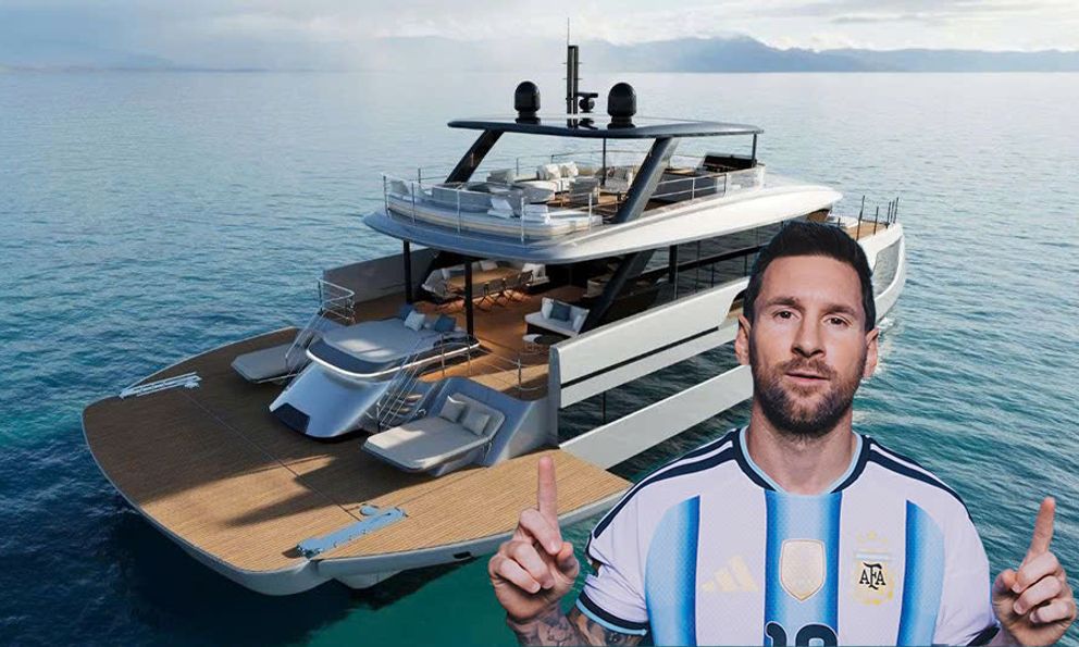 Lionel Messi sắp tậu siêu du thuyền dài hơn 28m, thiết kế riêng để gia đình nghỉ dưỡng với giá trị ước tính vượt 10 triệu USD
