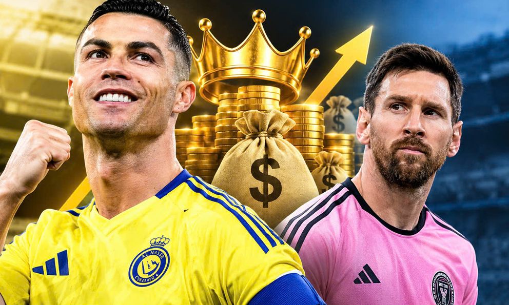 Ronaldo thắng áp đảo Messi trong cuộc đua kiếm tiền, dẫn đầu danh sách của Forbes