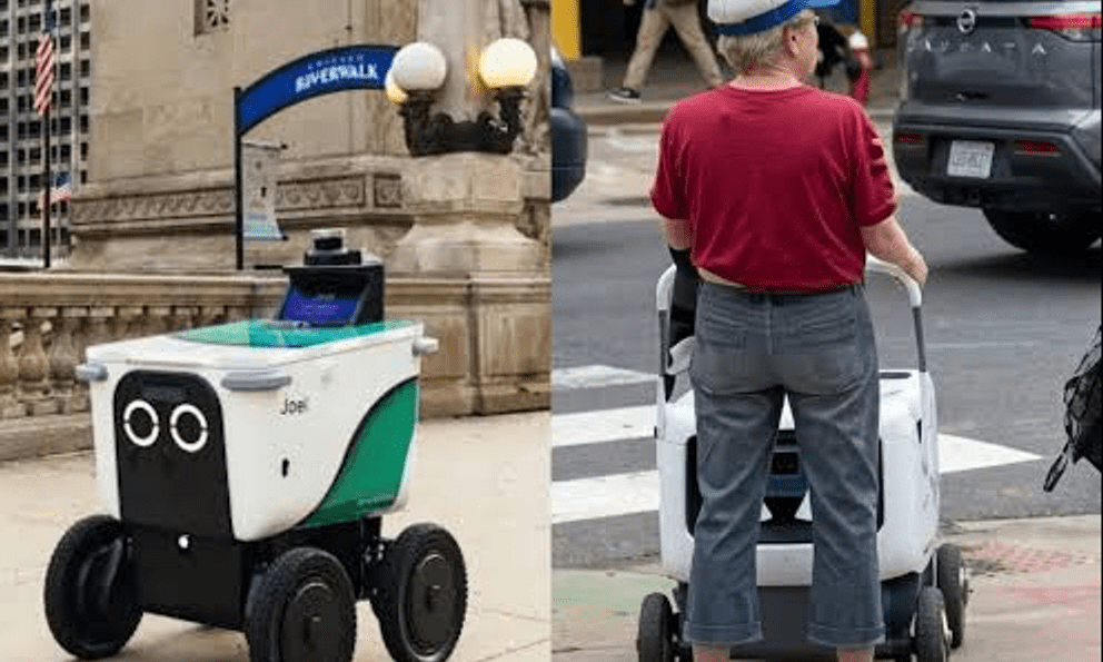 Cựu giáo sư người Mỹ 78 tuổi bị bắt vì đứng chắn robot giao đồ ăn suốt nhiều tháng