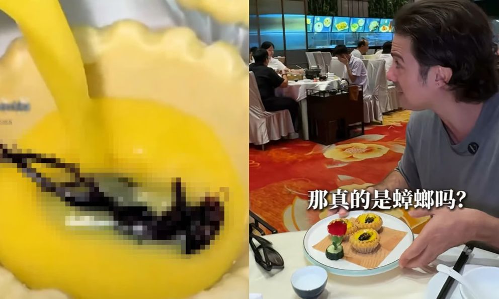 Sáng tạo ẩm thực hay chiêu gây chú ý? Bánh tart trứng phủ bọ giống hệt gián gây tranh cãi ở Trung Quốc
