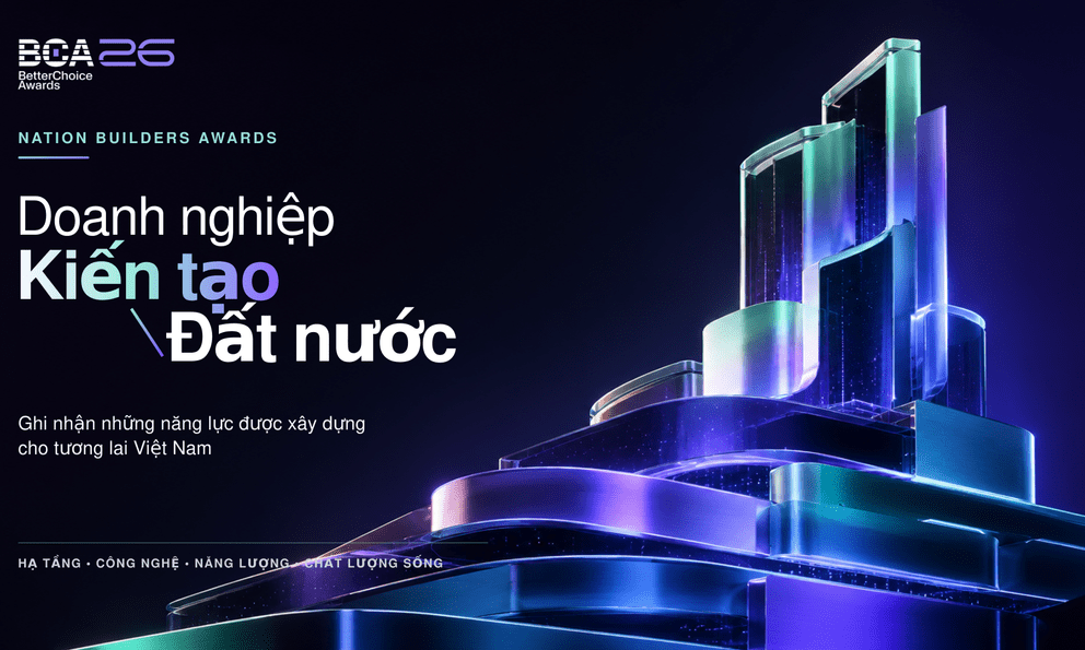 Nation Builders Awards, hạng mục mới của Better Choice Awards 2026 tôn vinh doanh nghiệp kiến quốc
