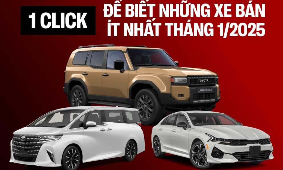 10 xe bán ít nhất tháng 1/2025: Accord giảm hơn 200 triệu vẫn kén khách, có mẫu thuộc hàng hot, bị bán chênh cả trăm triệu đồng