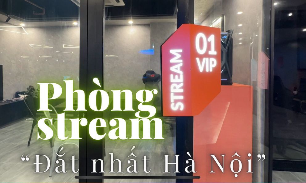 Phòng stream 200k/giờ tại Hà Nội, cấu hình toàn những 