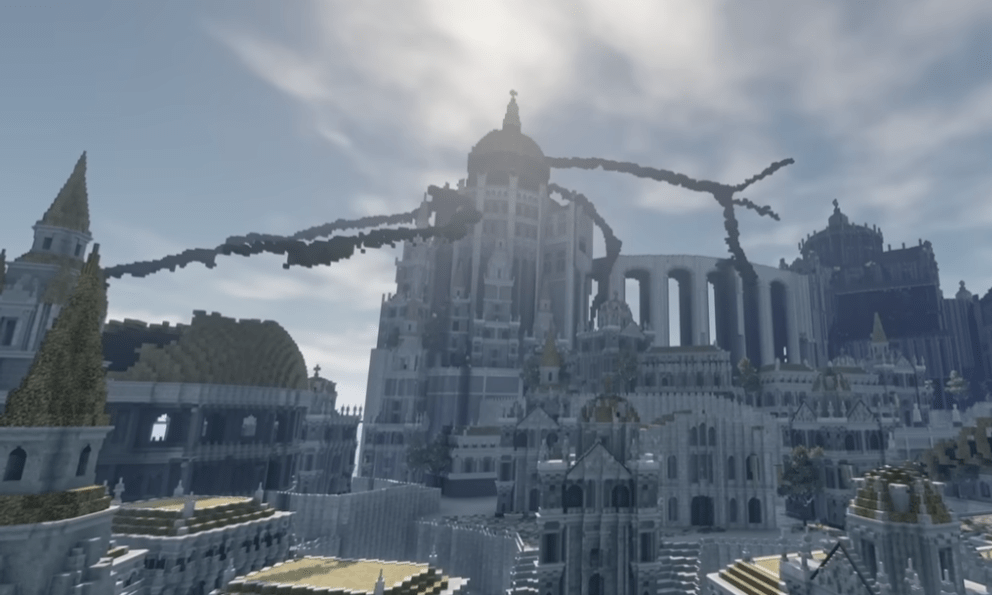 Bỏ ra hơn 2000 giờ chơi Minecraft, game thủ tái tạo luôn bản đồ Elden Ring khiến người xem choáng váng