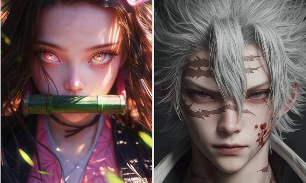 Choáng ngợp với nhan sắc dàn nhân vật Kimetsu no Yaiba khi được AI tái hiện như thật