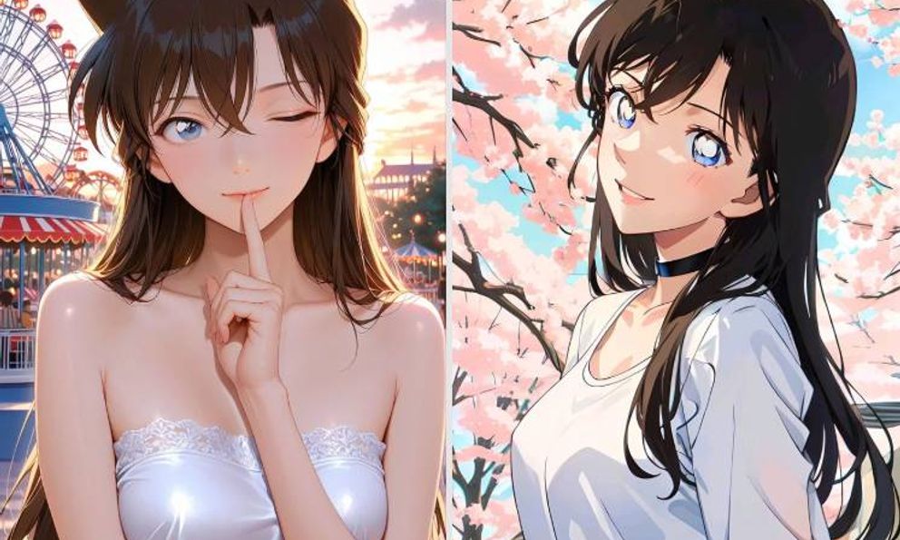 AI phục dựng Ran Mori trong Conan, netizen xuýt xoa khen Shinichi 