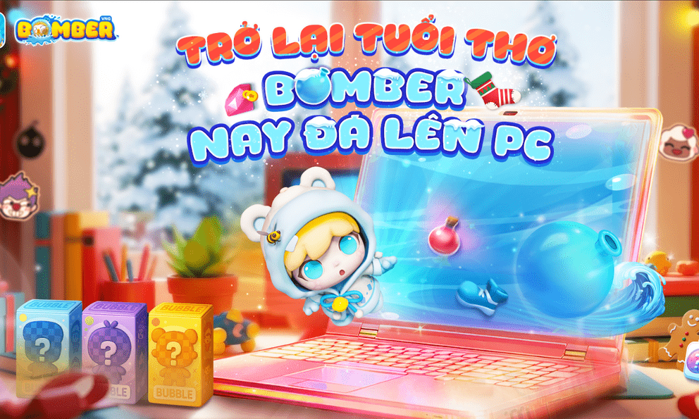 Bomber PC chính thức ra mắt: tái sinh ký ức Boom Online, rinh ngay skin FREE độc quyền