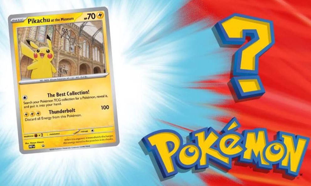 Cả thế giới ngỡ ngàng với quân bài Pikachu mới có thể 