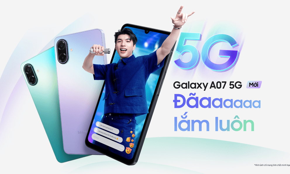 Đa nhiệm và giải trí cùng Samsung Galaxy A07 5G mới