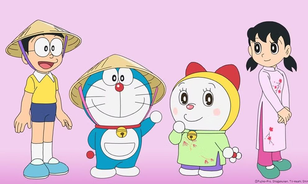 Doraemon ra mắt tập phim đặc biệt về Việt Nam, Shizuka diện áo dài cực xinh khiến fan đổ gục