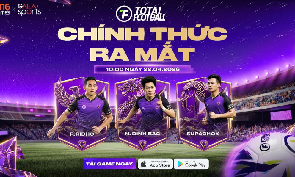 Total Football VNG chính thức ra mắt cộng đồng game thủ Đông Nam Á