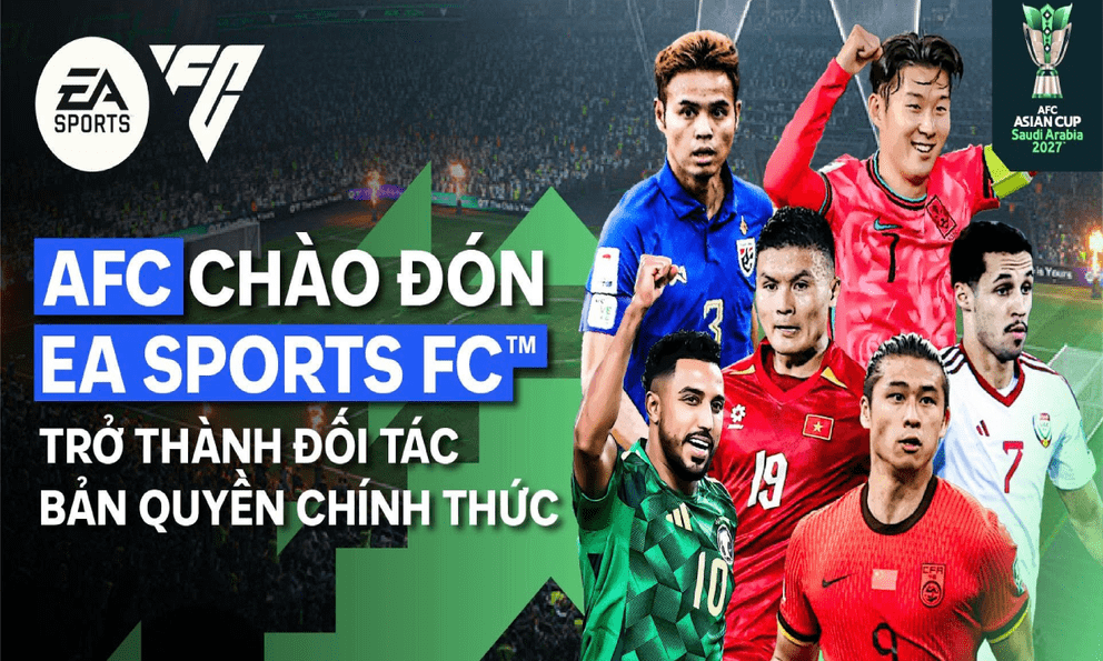 AFC Asian Cup 2027 chính thức cập bến EA SPORTS FC, Game thủ 
