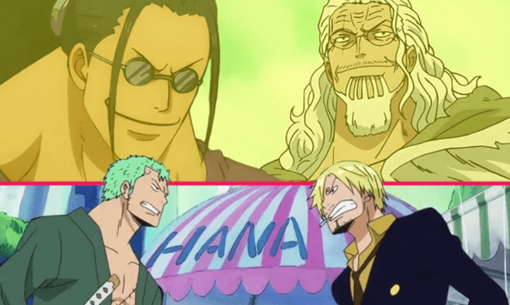 One Piece: 4 điểm khác biệt giữa bộ đôi Zoro - Sanji và Rayleigh - Gaban