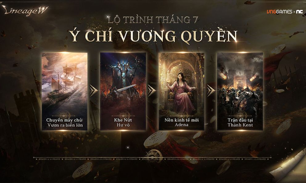 Lineage W – Quyền lực và tài phú sẽ về tay kẻ đoạt được Vương Quyền thành Kent sắp tới!
