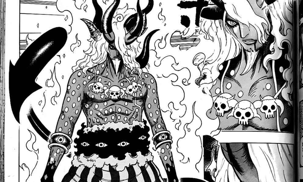 One Piece 1191: Imu hóa quái vật, Luffy cùng Loki và Hajrudin hợp sức phản công