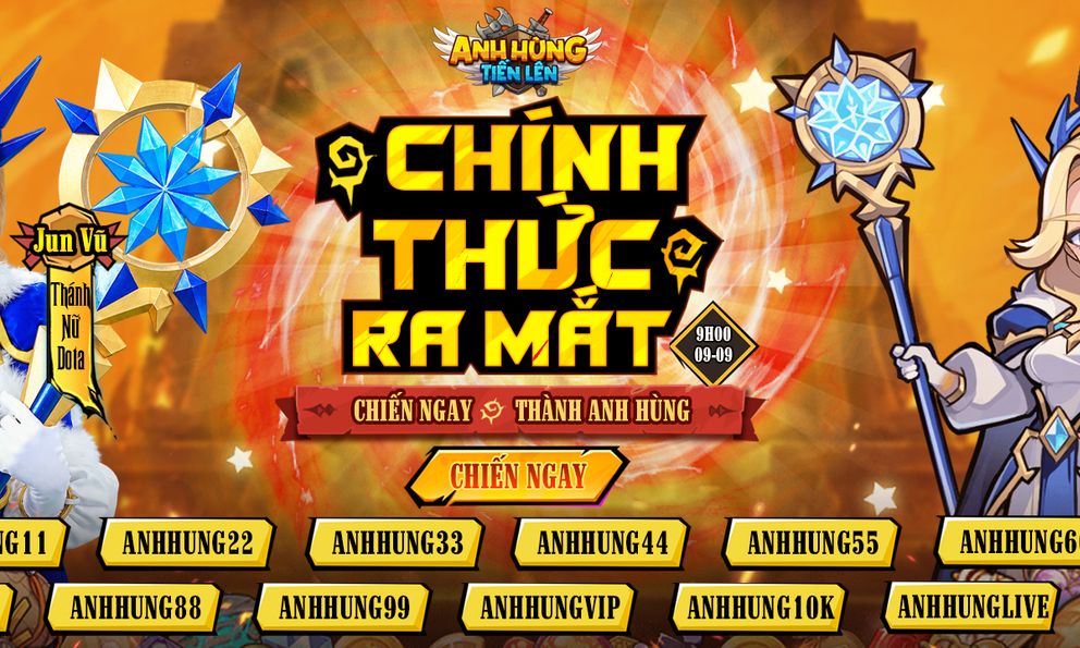 Jun Vũ hóa thân thành Pháp Sư Băng - Gina, đồng hành cùng Anh Hùng Tiến Lên ra mắt ngày 9/9