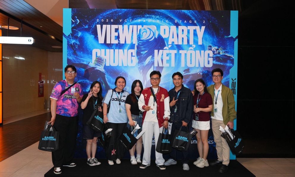 Người hâm mộ toàn quốc hết mình cùng Viewing Party Chung kết Tổng VCT 2026 Pacific Stage 2