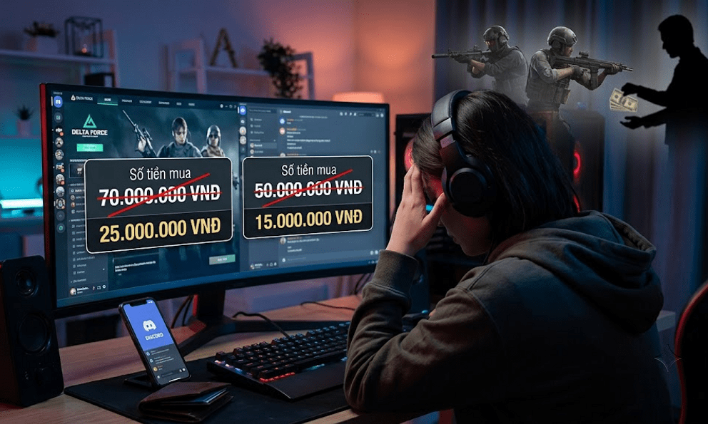 Bỏ PUBG sang Delta Force, nữ game thủ bị 