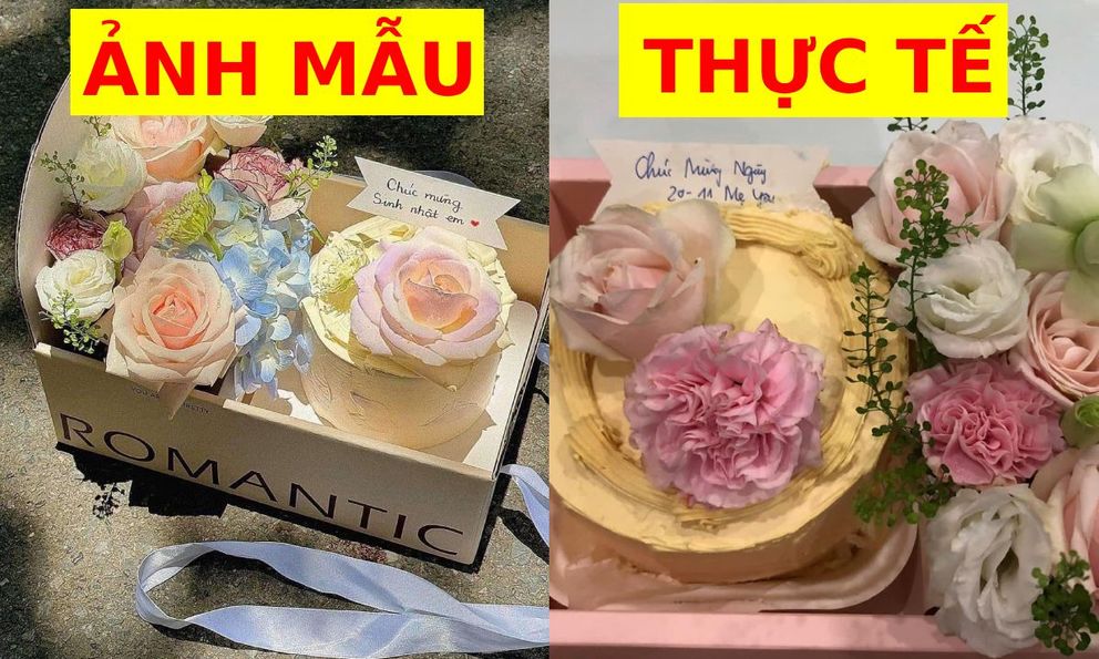 Đặt bánh và hoa tặng mẹ dịp 20/10, cô gái 