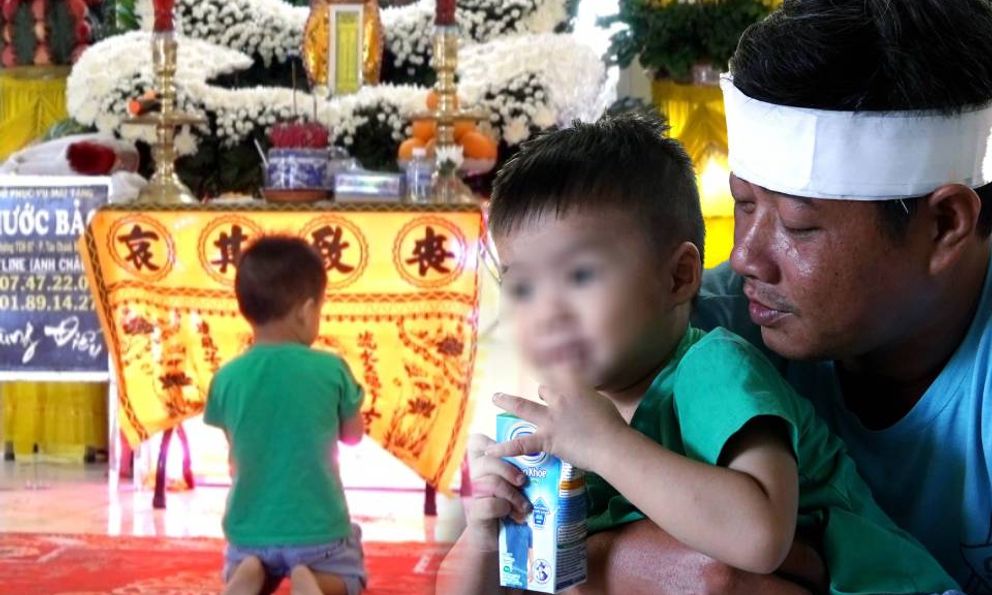 Vụ người mẹ chở con gái đi học về bị xe bồn cán tử vong ở TP.HCM: Cảnh tượng đau lòng trong đám tang