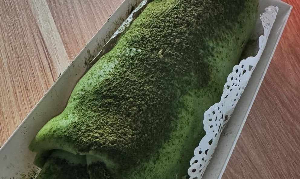 Lộ diện chiếc bánh matcha 