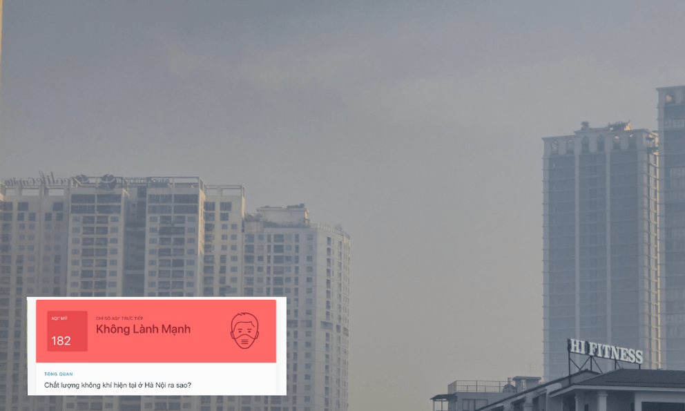 Toàn cảnh Hà Nội sáng nay: Bụi mờ như Sapa, nằm trong top 10 quốc gia ô nhiễm không khí nhất thế giới